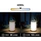 LED Prigušiva vanjska lampa CARDEA LED/2W/5V bambus IP44