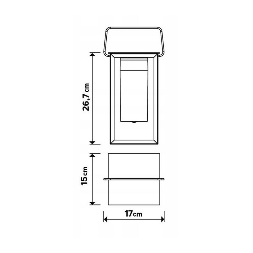 LED Prigušiva vanjska lampa MESHY LED/2W/5V IP44