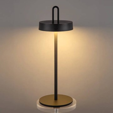 LED prigušiva vanjska punjiva stolna lampa na dodir SHINE LED/1,5W/3,7V 3000 mAh IP44 crna