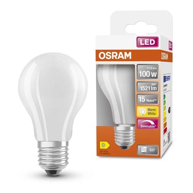 LED Prigušiva žarulja A60 E27/11W/230V 2700K - Osram