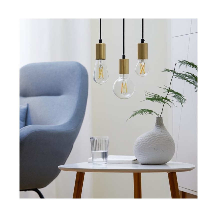 LED Prigušiva žarulja FILAMENT A60 E27/6,7W/230V 2700-6500K CRI 90 Wi-Fi - WiZ