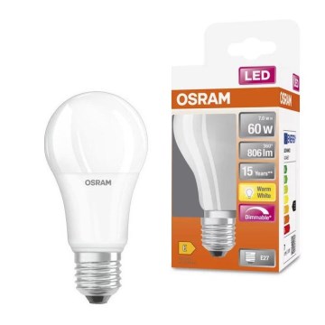 LED Prigušiva žarulja A60 E27/7W/230V 2700K - Osram