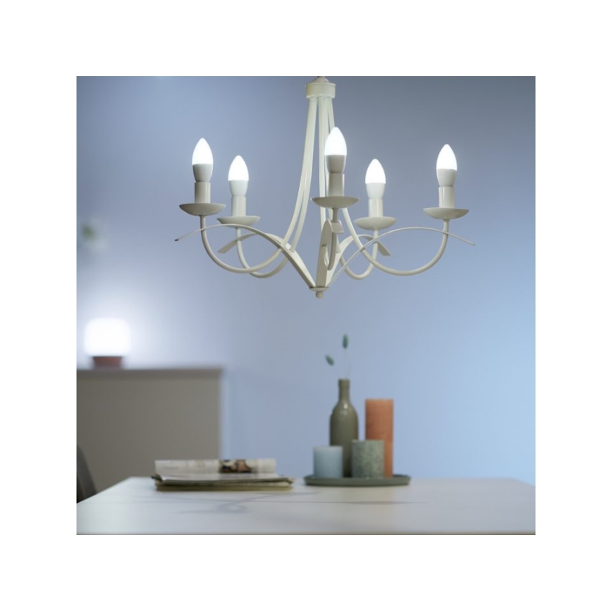 LED Prigušiva žarulja C37 E14/4,9W/230V 2700-6500K CRI 90 Wi-Fi - WiZ