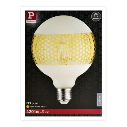 LED Prigušiva žarulja CLASSIC G125 E27/4,5W/230V 2500K - Paulmann 28770