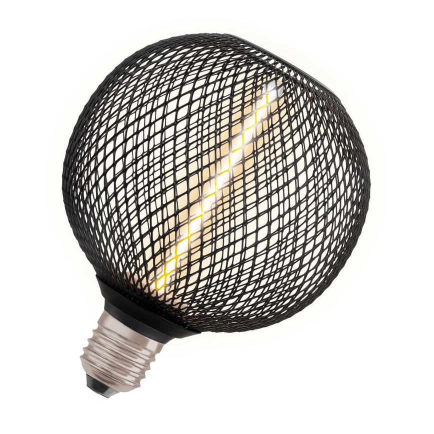 LED Prigušiva žarulja DECOR  FILAMENT G125 E27/3,5W/230V 1800K crna - Osram