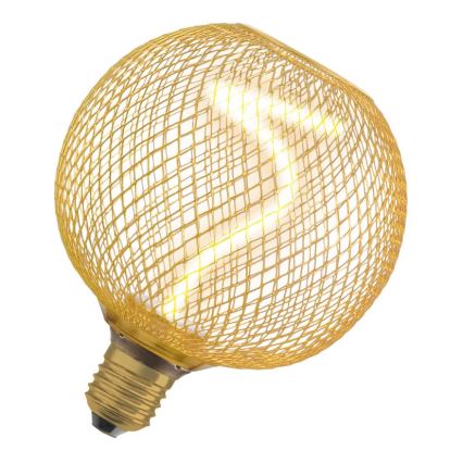 LED Prigušiva žarulja DECOR FILAMENT G125 E27/3,5W/230V 1800K zlatna - Osram