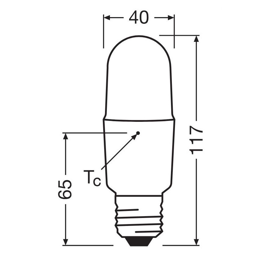 LED Prigušiva žarulja E27/11W/230V 6500K CRI 90 - Osram