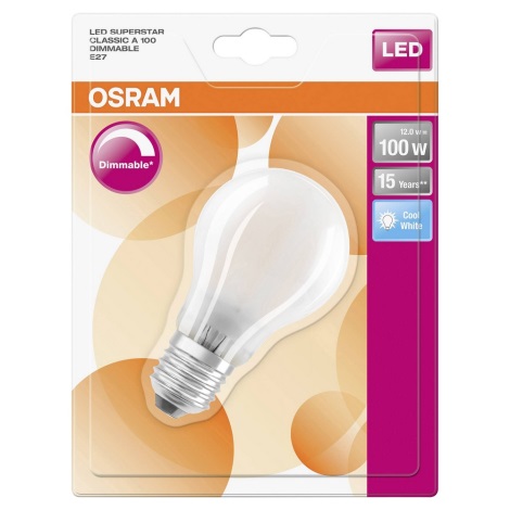 LED prigušiva žarulja E27/12W/230V 4000K - Osram