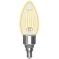 LED Prigušiva žarulja FILAMENT C35 E14/4,5W/230V 2700-6500K Wi-Fi - Aigostar