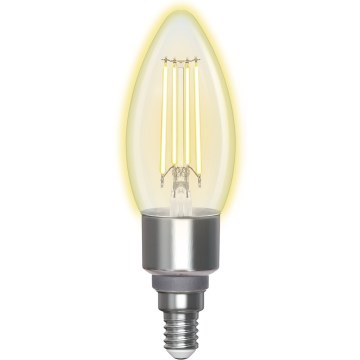 LED Prigušiva žarulja FILAMENT C35 E14/4,5W/230V 2700-6500K Wi-Fi - Aigostar