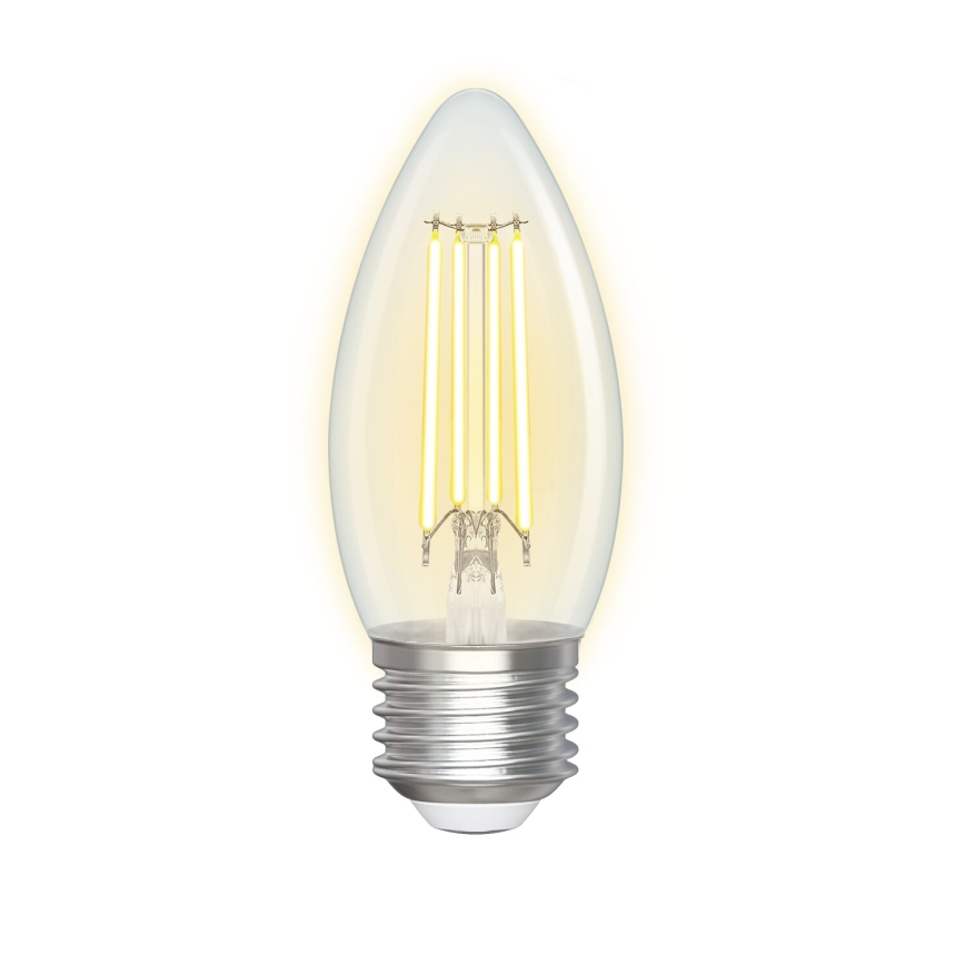 LED Prigušiva žarulja FILAMENT C35 E27/4,5W/230V 2700-6500K Wi-Fi - Aigostar