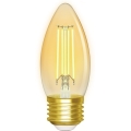 LED Prigušiva žarulja FILAMENT C35 E27/4,5W/230V 2700-6500K Wi-Fi - Aigostar