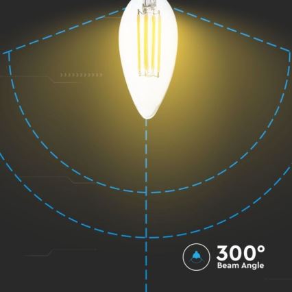 LED Prigušiva žarulja FILAMENT E14/4W/230V 3000K