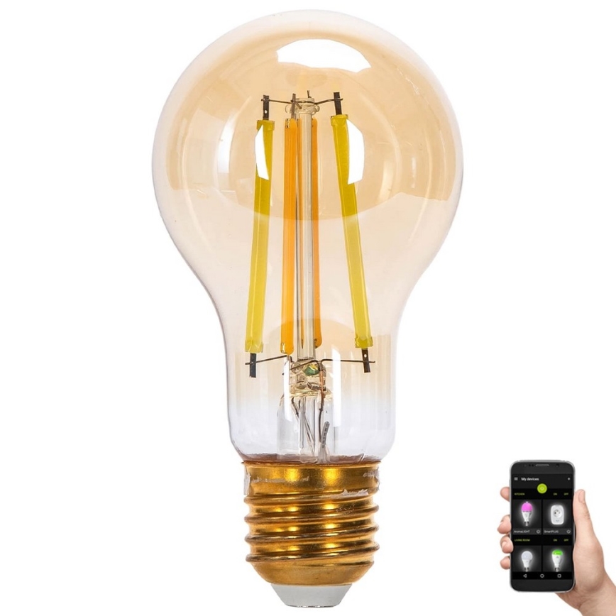 LED Prigušiva žarulja FILAMENT MESH Smart A60 E27/6W/230V 2700-6500K - Aigostar