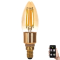 LED Prigušiva žarulja FILAMENT MESH Smart C35 E14/4,5W/230V 2700-6500K - Aigostar