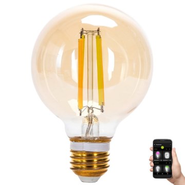 LED Prigušiva žarulja FILAMENT MESH Smart G80 E27/6W/230V 2700-6500K - Aigostar