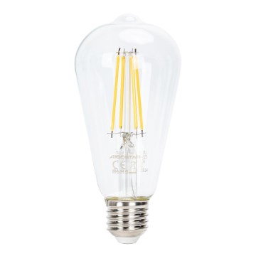 LED Prigušiva žarulja FILAMENT ST64 E27/6W/230V 2700K - Aigostar