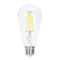LED Prigušiva žarulja FILAMENT ST64 E27/6W/230V 6500K - Aigostar