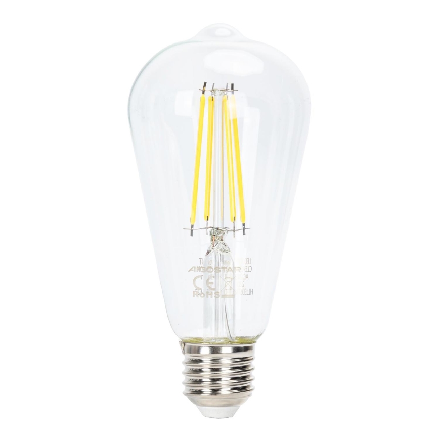 LED Prigušiva žarulja FILAMENT ST64 E27/6W/230V 6500K - Aigostar