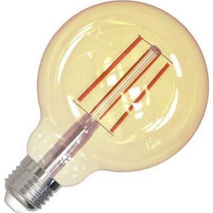 LED Prigušiva žarulja FILAMENT VINTAGE G95 E27/12W/230V 2000K