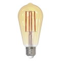 LED Prigušiva žarulja FILAMENT VINTAGE ST64 E27/12W/230V 2000K