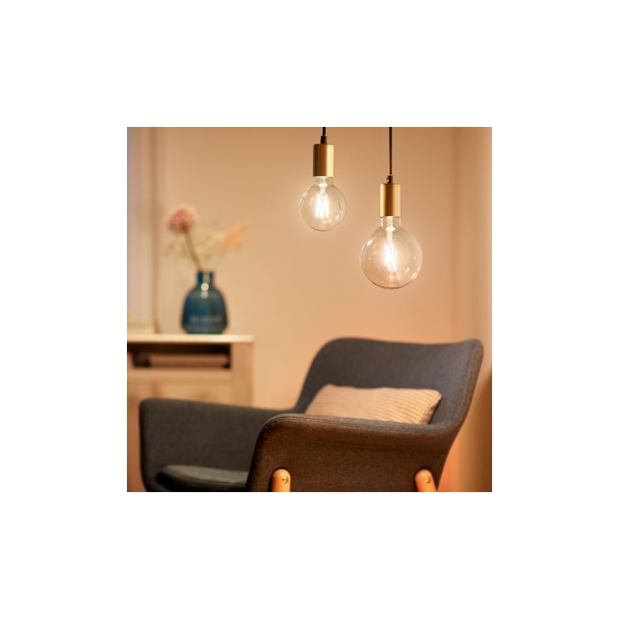 LED Prigušiva žarulja FILAMENT G125 E27/7W/230V 2700-6500K CRI 90 Wi-Fi - WiZ