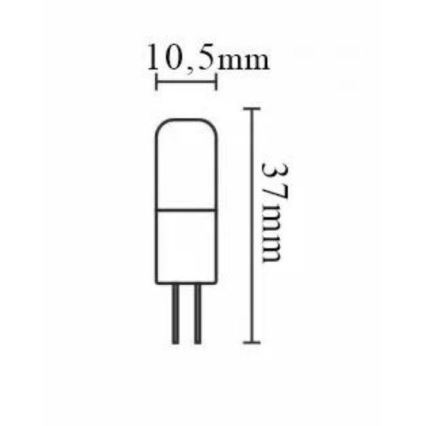 LED Prigušiva žarulja G4/2W/12V 4000K