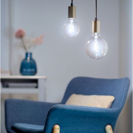 LED Prigušiva žarulja FILAMENT G95 E27/6,7W/230V 2700-6500K CRI 90 Wi-Fi - WiZ