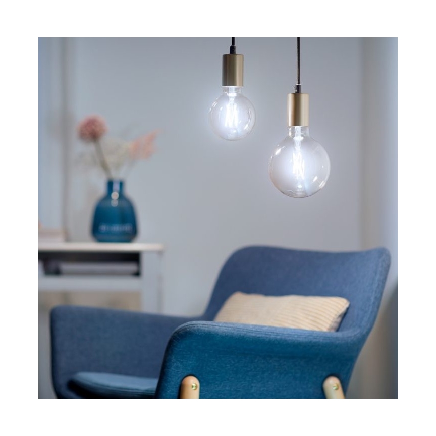LED Prigušiva žarulja FILAMENT G95 E27/6,7W/230V 2700-6500K CRI 90 Wi-Fi - WiZ