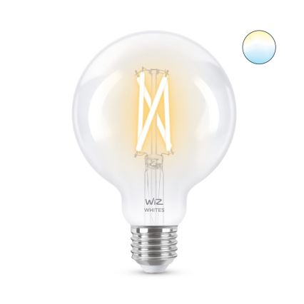 LED Prigušiva žarulja FILAMENT G95 E27/6,7W/230V 2700-6500K CRI 90 Wi-Fi - WiZ
