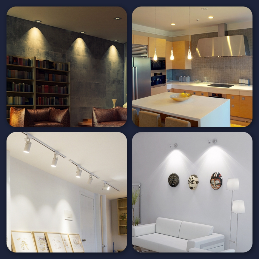 LED Prigušiva žarulja GU10/5W/230V 3000-6500K Wi-Fi - Aigostar
