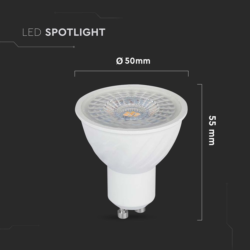 LED Prigušiva žarulja GU10/6W/230V 3000K 110°