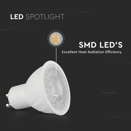 LED Prigušiva žarulja GU10/6W/230V 6500K 38°