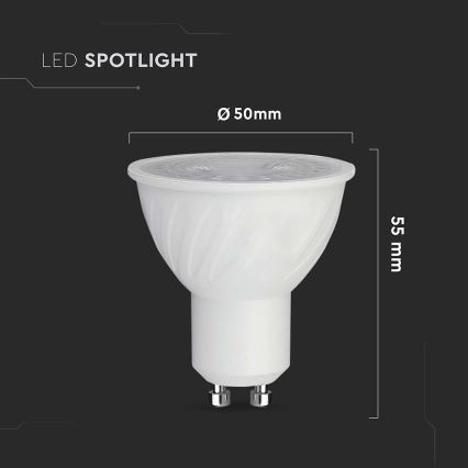 LED Prigušiva žarulja GU10/6W/230V 6500K 38°