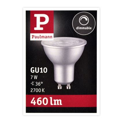 LED prigušiva žarulja GU10/7W/230V 2700K - Paulmann 28753