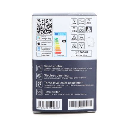 LED Prigušiva žarulja GU10/7W/230V 3000-6500K Wi-Fi - Aigostar
