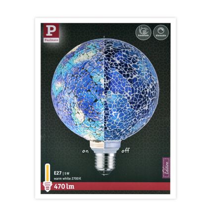 LED Prigušiva žarulja MOSAIC G125 E27/5W/230V 2700K - Paulmann 28750