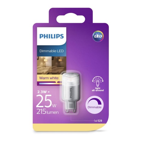 LED prigušiva žarulja Philips G9/2,3W/230V 2700K