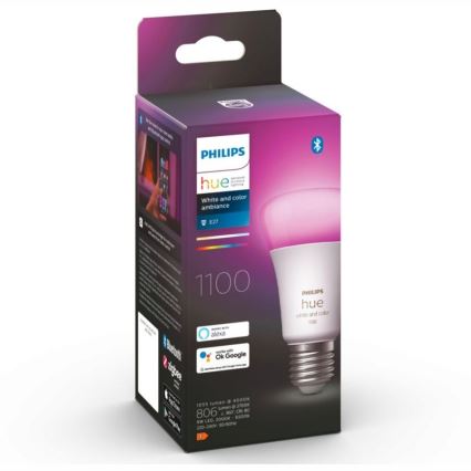 LED Prigušiva žarulja Philips Hue White And Color Ambiance A60 E27/9W/230V 2000-6500K