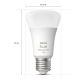 LED Prigušiva žarulja Philips Hue White And Color Ambiance A60 E27/9W/230V 2000-6500K