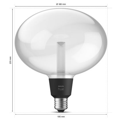 LED Prigušiva žarulja Philips Hue White And Color Ambiance E27/6,5W/230V 2000-6500K