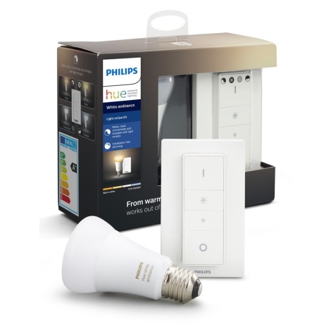 LED Prigušiva žarulja Philips Hue WHITE AMBIANCE 1xE27/8,5W/230V 2200-6500K + DU