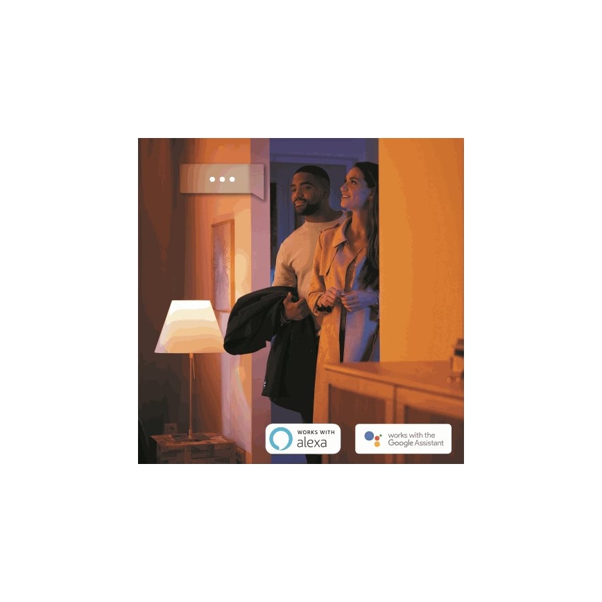 LED Prigušiva žarulja Philips Hue WHITE AMBIANCE 1xE27/8,5W/230V 2200-6500K + DU