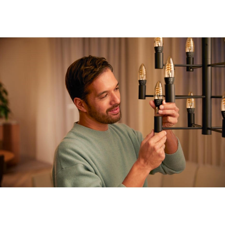 LED Prigušiva žarulja Philips Hue WHITE AMBIANCE E14/4,6W/230V 2200-4500K