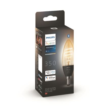 LED Prigušiva žarulja Philips Hue WHITE AMBIANCE E14/4,6W/230V 2200-4500K