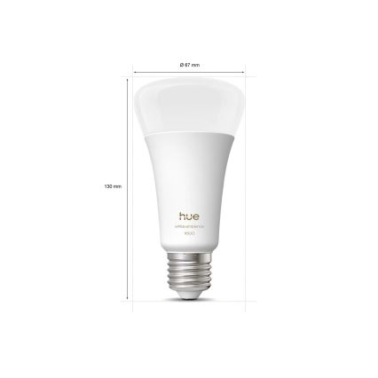 LED prigušiva žarulja Philips Hue WHITE AMBIANCE E27/11,8W/230V 1000-20000K