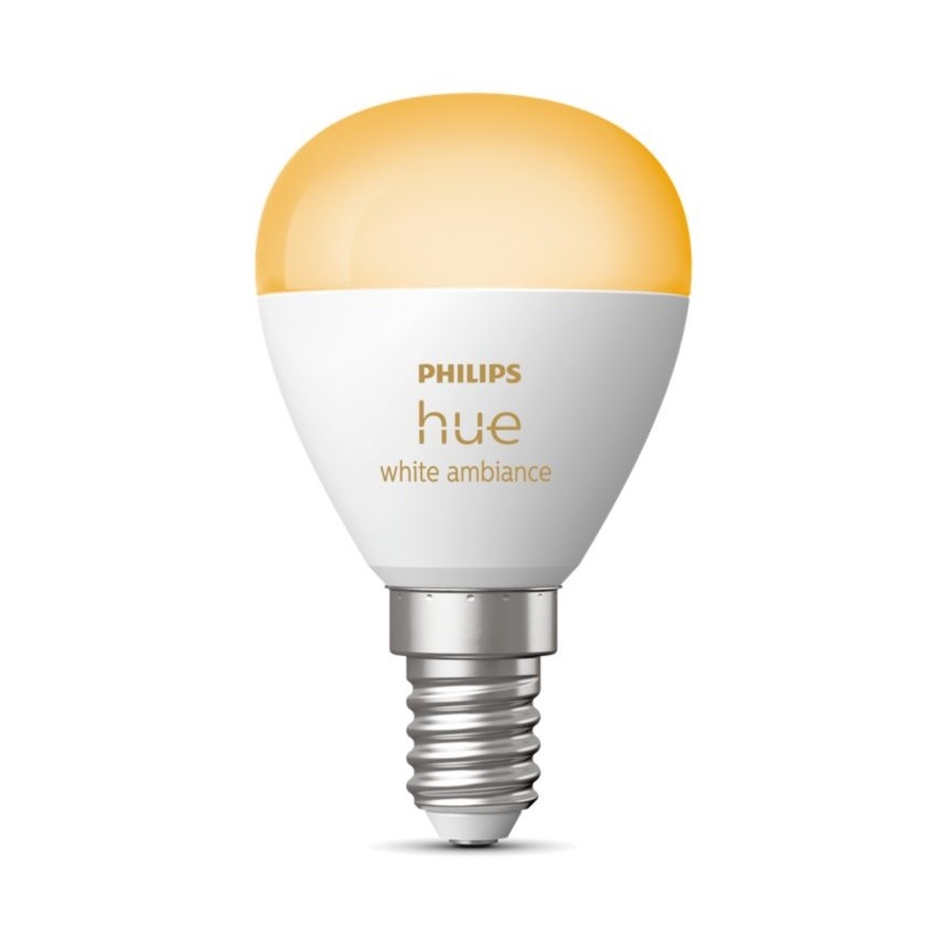 LED Prigušiva žarulja Philips Hue WHITE AMBIANCE P45 E14/5,1W/230V 2200-6500K