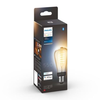 LED  Prigušiva žarulja Philips Hue WHITE AMBIANCE ST64 E27/7W/230V 2200-4500K