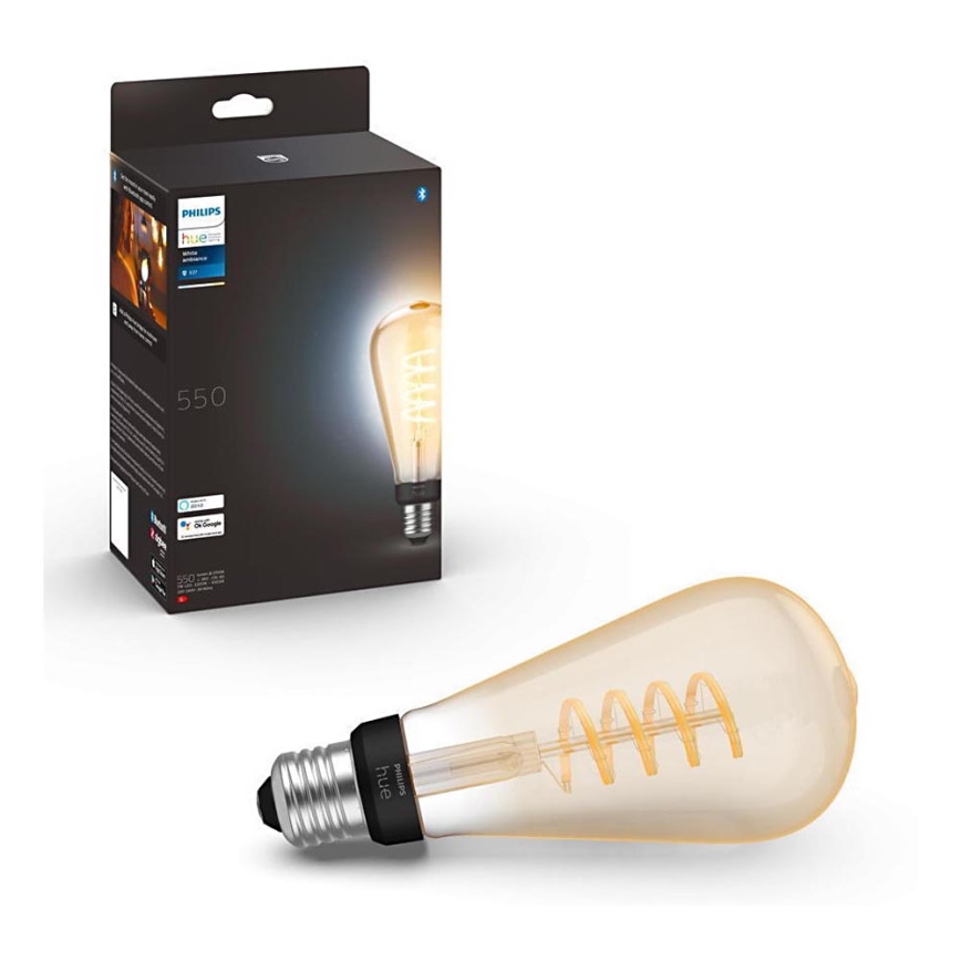 LED Prigušiva žarulja Philips Hue WHITE AMBIANCE ST72 E27/7W/230V 2200-4500K