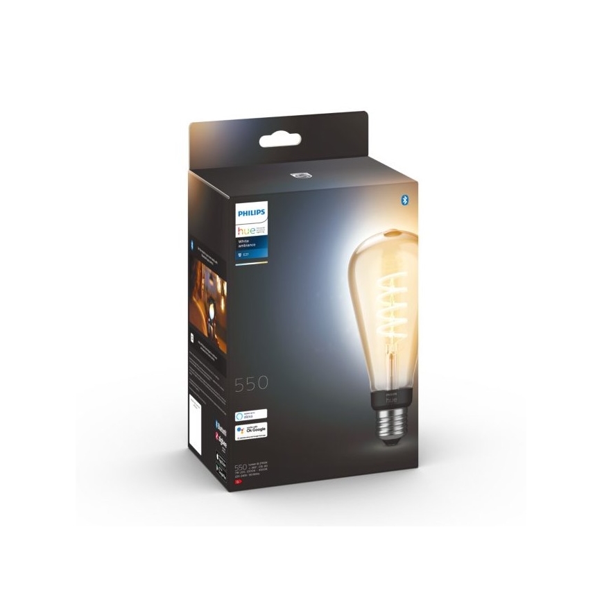 LED Prigušiva žarulja Philips Hue WHITE AMBIANCE ST72 E27/7W/230V 2200-4500K
